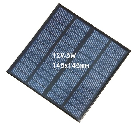 Pin Năng lượng mặt trời Solar Panel 12V 3W