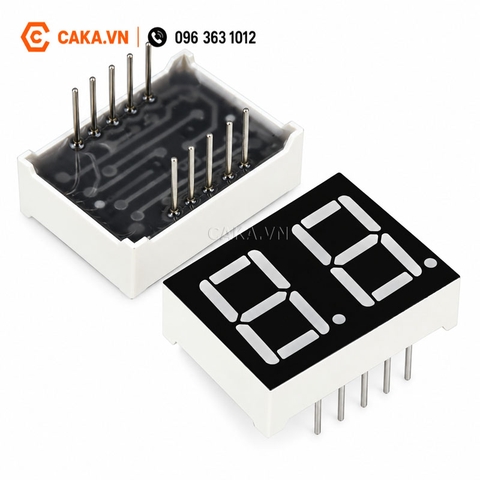 LED 7 Đoạn 0.56 Inch 2 Số Màu Đỏ
