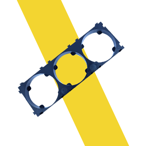 Khung ghép đế pin 32650 (1x3)