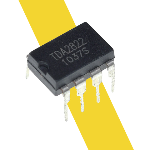 IC TDA2822 – Khuếch đại âm thanh Stereo 1W x 2 nhỏ gọn