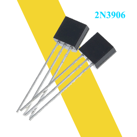 Transistor PNP 2N3906 40V 200mA TO-92 (10 cái)