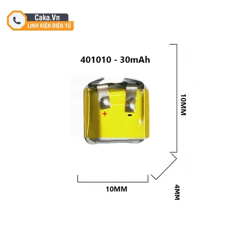Pin Polymer Lithium 400909 401010 501010 - Dùng Cho Tai Nghe Bluetooth, Hộp Sạc