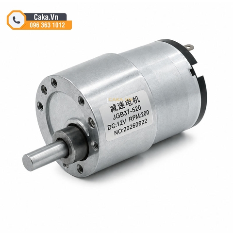 Động cơ giảm tốc JGB37-520 12V 200RPM