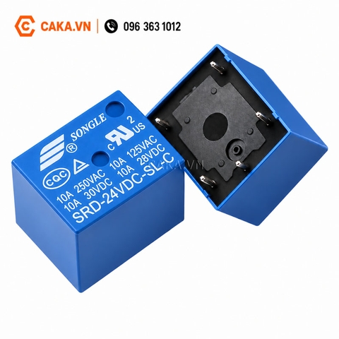 Rơ le 24V SRD-24VDC-SL-C 10A 5 chân SPDT