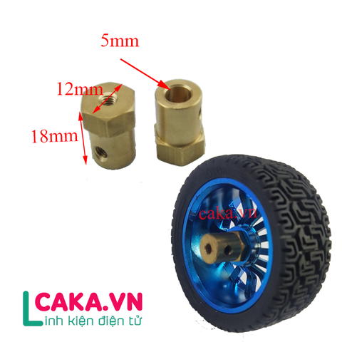 Khớp nối trục động cơ bánh xe V2 khớp lục giác