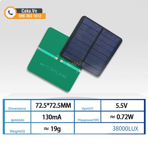 Tấm Pin Năng Lượng Mặt Trời Mini – 1V 2V 3V 5V 6V Cho DIY, Học Tập Và Thí Nghiệm