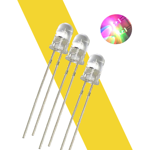 Đèn led 7 màu 2 chân nhấp nháy 5mm