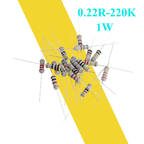 Điện trở công suất 1W nhiều giá trị