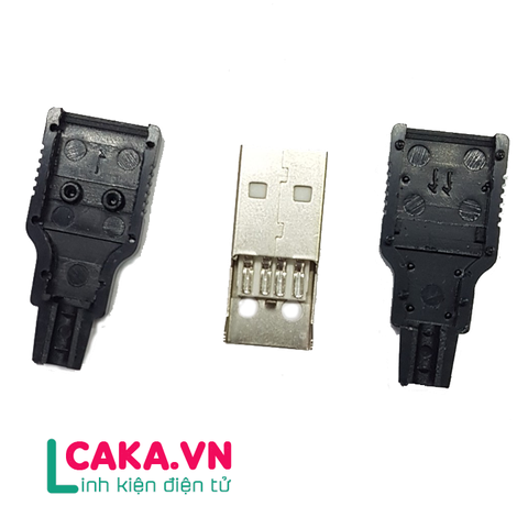 Đầu USB Đực kèm vỏ