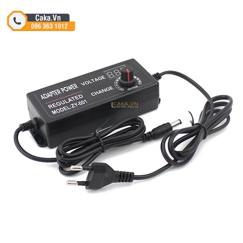 Adapter Nguồn 3 - 24V 3A Có Điều Chỉnh Điện Áp, Hiển Thị LED