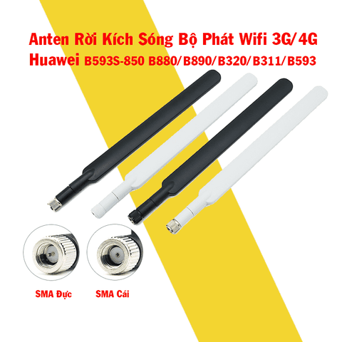10dbi Anten Rời Kích Sóng Bộ Phát Wifi 3G 4G Huawei B315 B310