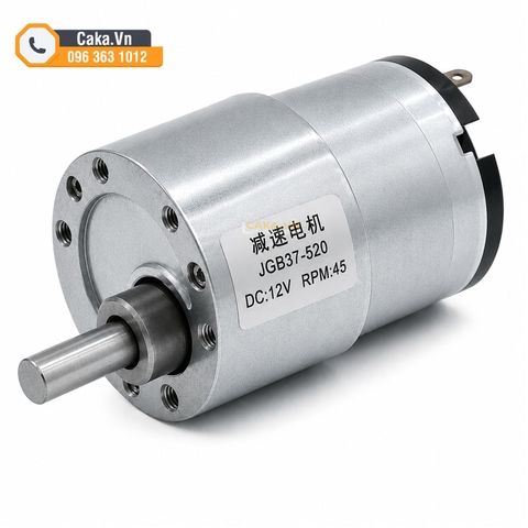 Động cơ giảm tốc JGB37-520 12V 45RPM