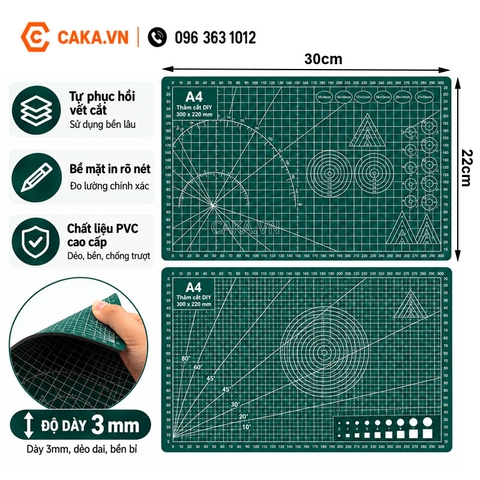 Thảm lót cắt giấy Cutting Mat A4