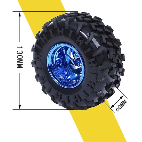 Bánh Xe V4 130mm Khớp Lục Giác