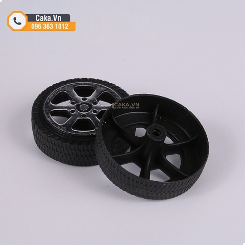 Bánh Xe Nhựa 30mm Dùng Cho Xe Mô Hình, Đồ Chơi DIY