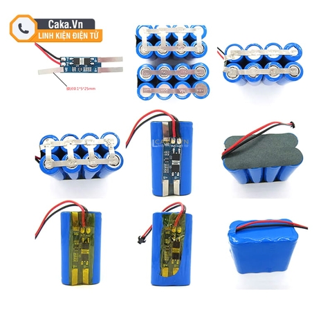 Mạch bảo vệ pin lithium 2S 8.4V 18650 8A chống quá sạc quá xả (BMS 7.4V)