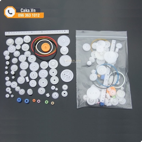Bộ 60 Bánh Răng Nhựa Đa Dạng Kích Cỡ – Phụ Kiện Chế Tạo Mô Hình DIY