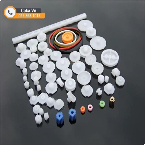 Bộ 60 Bánh Răng Nhựa Đa Dạng Kích Cỡ – Phụ Kiện Chế Tạo Mô Hình DIY