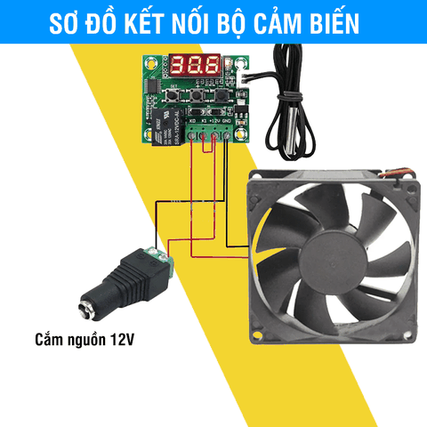 Bộ Thực Hành Công Nghệ Lớp 8 Mạch điện điều khiển dùng cảm biến nhiệt độ