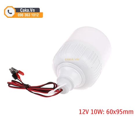 Bóng Đèn Led Bulb 12V DC 5W 10W 15W – Đèn Kẹp Bình Ắc Quy Siêu Sáng