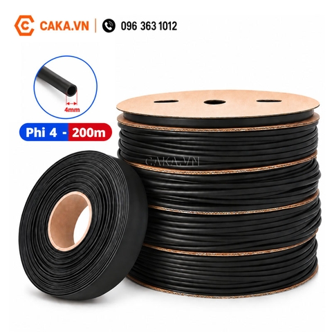 Ống Co Nhiệt 4mm Cuộn 200m