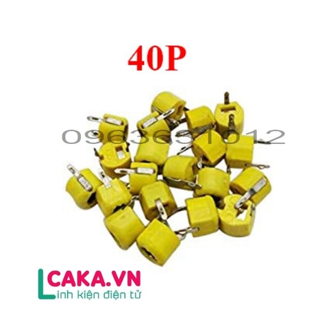 Tụ Xoay 40P 6mm