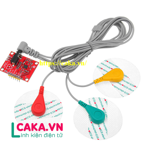 AD8232 Cảm Biến Điện Tim ECG Heart Rate Monitor Kit AD8232 Duinofun