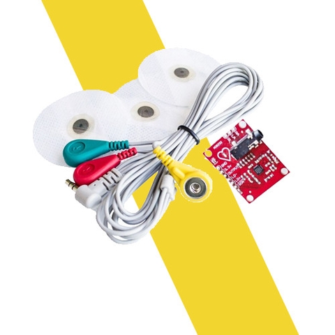 AD8232 Cảm Biến Điện Tim ECG Heart Rate Monitor Kit AD8232 Duinofun
