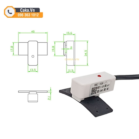 Cảm biến mực chất lỏng không tiếp xúc Y26 PNP 5-12V