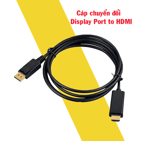 Cáp chuyển đổi Displayport sang HDMI 1.8M 3M 1080P compatible