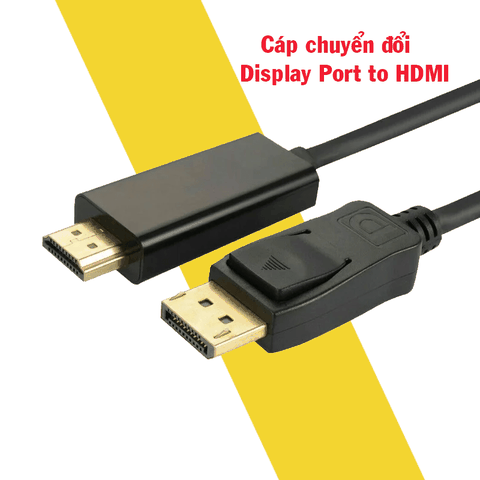 Cáp chuyển đổi Displayport sang HDMI 1.8M 3M 1080P compatible