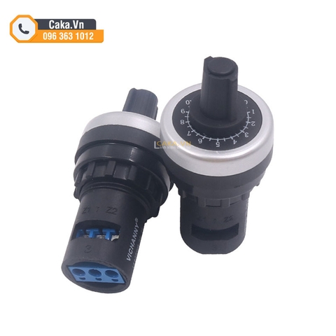 Chiết áp LA42DWQ-22 - Núm vặn điều chỉnh tốc độ, biến tần, giá trị 1K 2K 5K 10K