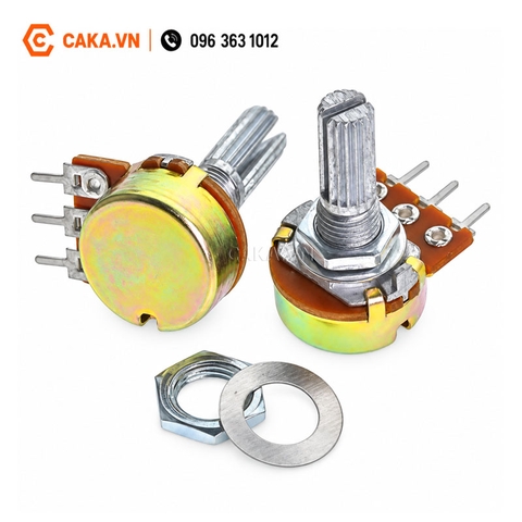 Chiết Áp Đơn WH148 Trục 15mm 1K 2K 5K 10K 20K 50K 100K 250K 500K 1M