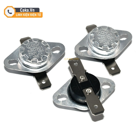 Relay nhiệt KSD301 250V 10A thường đóng nhiều giá trị