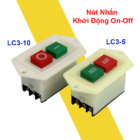 LC3-5 LC3-10 Công tắc nút nhấn khởi động On Off 5A 380V