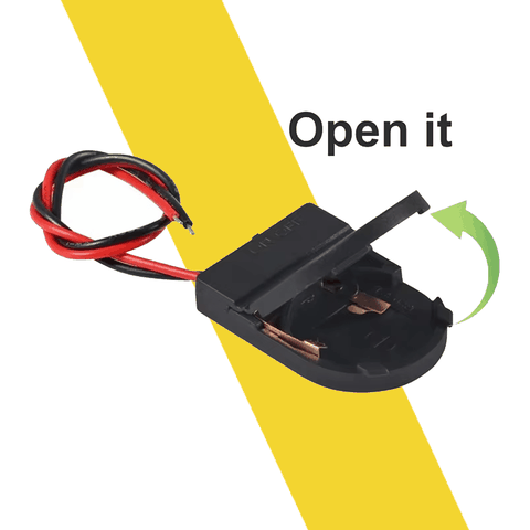 Hộp đế 1 pin CR2032 3V có công tắc