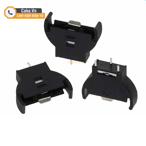 Đế pin CR2032 BS-5 dạng đứng 3 chân cắm PCB