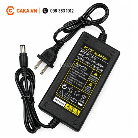 Nguồn Adapter 12V 3A 36W Jack DC 5.5x2.5mm