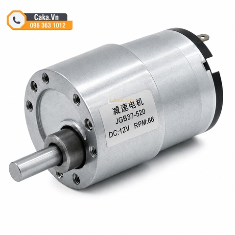 Động cơ giảm tốc JGB37-520 12V 66RPM