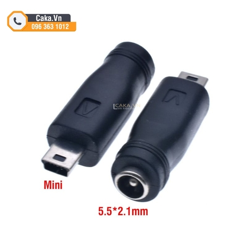 Đầu Chuyển Nguồn DC 5.5x2.1mm Sang Micro USB, Mini USB, Type-C