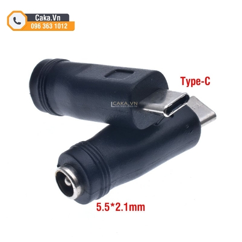 Đầu Chuyển Nguồn DC 5.5x2.1mm Sang Micro USB, Mini USB, Type-C