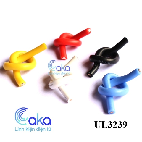 Dây điện chịu nhiệt silicone UL3239 AWG
