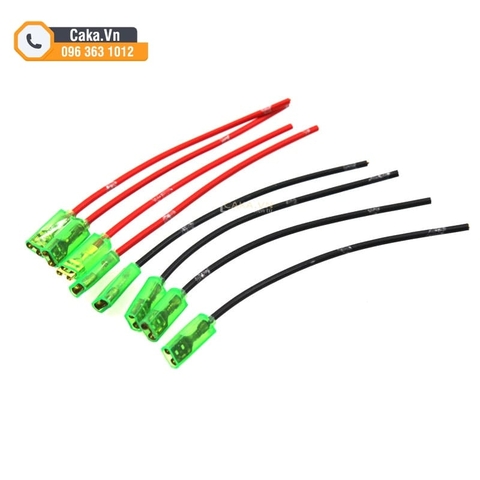 Dây Điện Đơn Bấm Sẵn Đầu Cos Ghim 6.3mm Dài 13cm