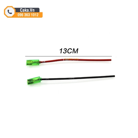 Dây Điện Đơn Bấm Sẵn Đầu Cos Ghim 6.3mm Dài 13cm