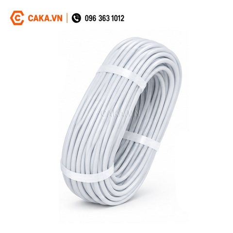 Dây điện 20D 0.5mm² màu trắng dài 5 mét