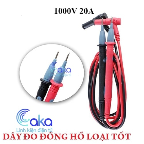 Dây đo đồng hồ loại Tốt 20A 1000V Kim Trắng