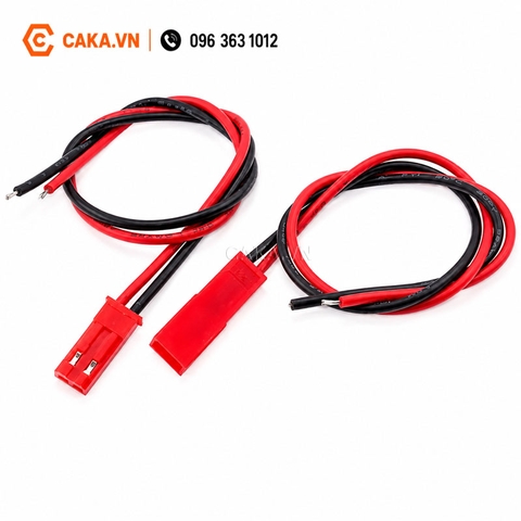 Dây Nối JST 2P Đực Cái 2 Chân 22AWG