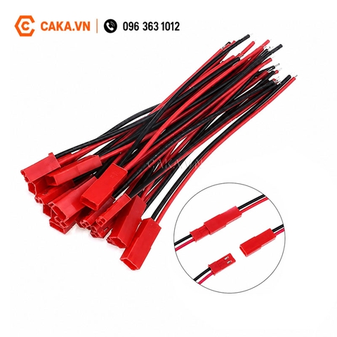 Dây Nối JST 2P Đực Cái 2 Chân 22AWG