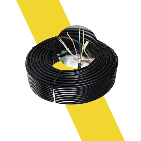 Dây tín hiệu chống nhiễu 3 lõi chính 1 lõi mát mạ kẽm 3x0.15mm2 RVVP 300V