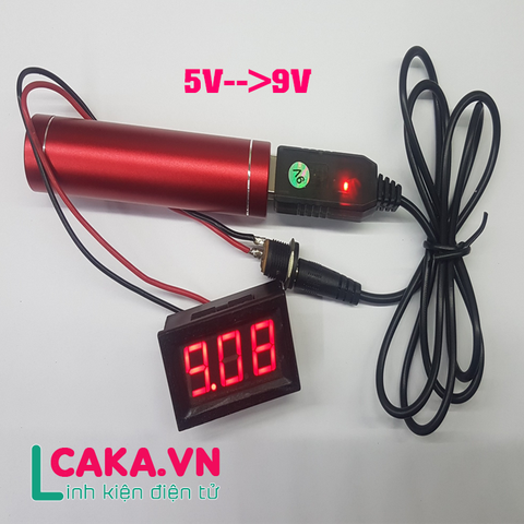 Dây cáp USB 5V tăng áp 9V 12V cấp nguồn cho wifi